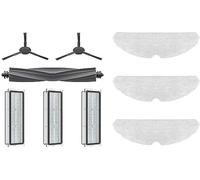 Dreame Kit de Accesorios para D10s Pro, Incluye 1x Cepillo Principal, 2X Cepillos Laterales, 3X Filtros y 3X Paños de Mopa - Original y Compatible