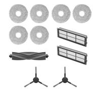 Dreame Kit de accesorios para el robot L10s Pro Gen2 Incluye 6 mopas (3 pares), 2 filtros, 2 cepillos laterales, 1 cepillo principal, accesorios originales Dreame.