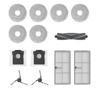 Dreame Kit de accesorios para robot X40 Ultra y X40 Ultra Complete Incluye 6x paños de mopa (3 pares), 2x filtros, 2x bolsas de polvo, 2x cepillos laterales, 1x cepillo principal