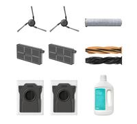 DREAME Kit de Accesorios Robot Aspirador Aqua10UltraRoller Complete y Aqua10 Roller, 1 HyperStream DuoBrush, 2 Cepillos Laterales, 2 Filtros, 2 Bolsas de Polvo, 1 Mopa de Rodillo, Detergente de 1l