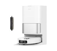 DREAME L40 Ultra Ae Robot Aspirador con 19,000 Pa de Succión, Cepillos y Mopa de Alcance Flexible, Elimina La Suciedad Húmeda y Seca, La Estación Todo En Uno Vacía el Polvo, Blanco