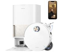 dreame L60 Ultra, Robot Aspirador y Friegasuelos con 35.000 Pa de Potencia | Autolimpieza de Mopas a 100 °C, Sin Enredos, Supera Obstáculos de 4 cm, Limpia Bajo Muebles y Sofás, 280+ Tipos de Objetos