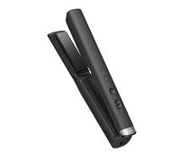 Dreame - Plancha de pelo 2 en 1, pelo glamour enderezador portátil inalámbrico, iones negativos, distribución uniforme del calor, 3 niveles de temperatura (165-210°C), color negro