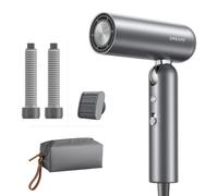 DREAME Pocket Neo 2 Grey, Secador de Pelo de Alta Velocidad, Plegable en 3 Formas, 300 g, Motor de 110.000 RPM, 300 Millones de Iones Negativos/cm³, Constante a 57 °C, Secado Con NTC en 40 s
