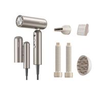 DREAME Pocket Pro 2 Gold, Secador de Pelo de Alta Velocidad, Plegable en 3, Peso Ligero de 300 g, Motor de 110.000 RPM, 300 Millones de Iones Negativos/cm³, Temperatura Constante de 57 °C