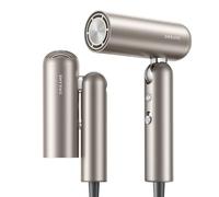 DREAME Pocket Pro Secador de Pelo de Alta Velocidad, Plegable en 3, Peso 300 g, Motor de 110.000 rpm, 300 Millones de Iones Negativos/cm³, Secado NTC en 40 Segundos, Funcionamiento Silencioso