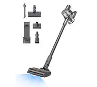 dreame R20 Aspirador inalámbrico, Succión Potente 190 AW, Funcionamiento 90 min, Pantalla LED, Luces LED Azules, Detección de Suciedad, Diseño antienredos, para hogar, Pelo Mascotas, Alfombras