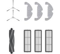Dreame Kit de accesorios para robot D10 Plus Gen2 Incluye 3x Paños de mopa, 3x Filtros, 2x Cepillos laterales, 1x Cepillo principal, Accesorios originales Dreame