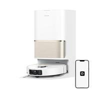 dreame Robot aspirador L50 Ultra con doble láser y navegación AI-RGB | 19.500 Pa Succión y Desenredo para el Pelo, 2,36 pulgadas / 6 cm Cruce de obstáculos para alfombras, limpieza de borde a