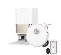 dreame Robot aspirador y fregona L60 Ultra PE con reconocimiento de objetos | Trapeador autolimpiante de 212°F / 100 °C, potencia de succión de 30,000 Pa, limpieza de esquinas, cepillo desenredante
