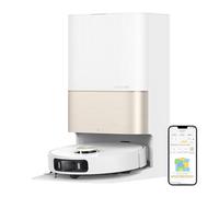 Dreame X30 Ultra Robot Aspirador y Fregasuelos, 8300 Pa Robot Aspirador con Base Autovaciado, Trapeador Extraíble y Elevable, Limpieza Inteligente de Alfombras, Trapeador de Limpieza con Agua a 60°C