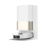 DREAME X40 Ultra Complete Robot Aspirador y Fregasuelos, Succión de 12.000 Pa, con Mopa Extraíble y Elevable, 70℃ Fregona Autolimpiable, Cepillo Lateral Extensible y Elevable, Detección Suciedad