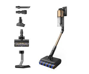 DREAME Z30 Pro Aqua-A Aspiradora Sin Cable, Limpieza en Seco y Húmedo, Autolimpieza y Secado con Aire Caliente, Tubo Plegable en 90°, Corte de Pelo Antienredo, Succión de 855 W, 28.000 Pa, Sin Cable