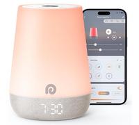 Dreamegg Reloj de entrenamiento de sueño para niños, máquina de ruido blanco con 34 sonidos relajantes, reloj despertador con luces, OK para despertar, temporizador de siesta, control de aplicación de