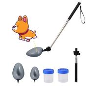 Dreamemo Colector de orina para perros y gatos, recogedor telescópico de muestras de orina para kit de prueba de infección urinaria, palo para orina de perro para suministros veterinarios. Kit de