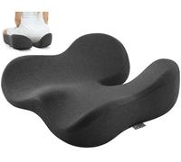 Dreamer Car Cojín de asiento largo en forma de U para aliviar el dolor de coxis, hemorroides, cojines de espuma viscoelástica en forma de cadera para dar rienda suelta a la comodidad suprema en la