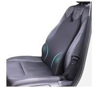 Dreamer Car Cojín Lumbar para Asiento de Coche, Espuma viscoelástica Suave Incluso en temperaturas bajo Cero, diseño ortopédico para aliviar eficazmente el Dolor de Espalda, Color Negro