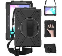 DreamerX - Funda para Galaxy Tab Active4 PRO con correa para ni os, resistente, a prueba de golpes, con soporte, asa, correa de mano y correa de