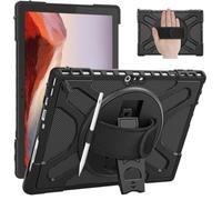 DreamerX Funda para Microsoft Surface Pro 7+ Plus/7/6/5/4 de 12.3 pulgadas, apta para niños, a prueba de golpes, resistente, soporte giratorio, correa de mano, soporte para lápices, compatible con