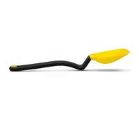 Dreamfarm Supoon - Cuchara multifuncional de silicona antiadherente con líneas de medición para sentarse y cocinar, utensilios de cocina, color amarillo