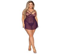 Dreamgirl Conjunto de muñeca de anillo de oro para mujer, Ciruela, 2X más