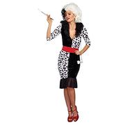 Dreamgirl Dálmatas Diva Negro Perro Blanco Adulto Mujer Disfraz Halloween 10671