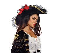 Dreamgirl - Disfraz de gorro de pirata 10799 hembra, un tamaño