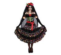 Dreamgirl Mujer Of The Dead Dia De los Muertos Mujer Disfraz Halloween 10680