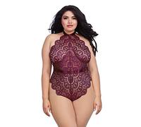 Dreamgirl Queen Size Eyelash Lace Teddy - Mora 508 ml