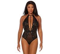 Dreamgirl Stretch Lace and Mesh Teddy - Negro 508 ml