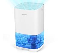 Dreamhigh® 1L Deshumidificador Electrico, Deshumidificador Silencioso, Cobertura hasta 30 m2, deshumidificador electrico para Dormitorio, Baño, Armario, Deshumidificador Deshumidificación-350 ml/día