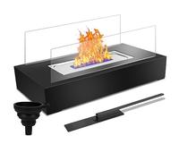 Dreamhigh® Chimenea de bioetanol, chimenea de mesa interior, fuego de mesa para interior y exterior, chimenea portátil de bioetanol, tiempo de combustión infinito