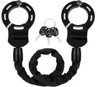 Dreamhigh® E Scooter Cerradura de Esposas, 6 Mm de Espesor Cadena Candado para Scooter/Bicicleta, Protección Contra Arañazos de Tejido Oxford (No Incluye Bolsa de Almacenamiento)