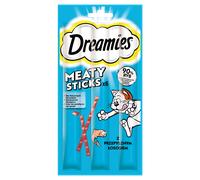 DREAMIES 30g - Alimento complementario para gatos adultos, con delicioso salmón