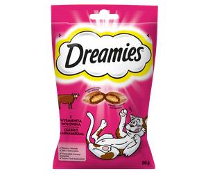 DREAMIES Cat Snack con Carne de Buey 60g