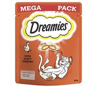 Dreamies Cat Treats, Mega pack con pollo, 200 g