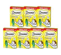 DREAMIES Creamy con Hierba gatera y Queso, 7 x 12 x 10 g Multipack - Gatos cremosos para Gatos mimados