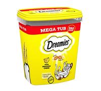 Dreamies -Golosinas para gatos, sabor: Queso MegaTub, 350g (Pack de 2)