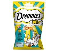 DREAMIES MIX 60 g - golosina para gatos con sabor a queso y salmón