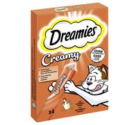 Dreamies Multipack Cremoso Con Pollo 4 X 10 G - 11 Piezas, NUEVO