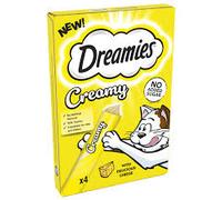 DREAMIES Queso cremoso 4x10 g