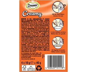 DREAMIES™ Snack cremoso con Pollo, 1 x 4 x 10 g