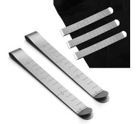 Dreamil Clip de costura Hem para costura, 20 unidades, acero inoxidable, clips de tela, clips Hemming Clips,regla de medición de costura, marcador de dobladillo, accesorios de costura (7,5 cm)