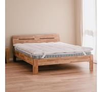 Dreamin*101 - Cubrecolchón matrimonial de 160 x 190 cm de pluma transpirable de 6/8 cm de alto, cubrecolchón matrimonial 4 estaciones con esquinas elásticas, cubrecolchón fresco suave para mejor