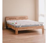 Dreamin*101 - Cubrecolchón matrimonial de 180 x 200 cm de pluma transpirable, corrector de colchón para 4 estaciones con esquinas elásticas, cubrecolchón alto 6/8 cm fresco y suave para mejor