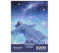 Dreaming Girl 1000 Pièces Rompecabezas Desafiante Único para Adultos Juguetes De Desafío Familiar Et Les Amis 38x26cm/1000pcs