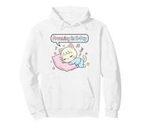 Dreaming in K-Pop - Linda Camisa de Gato durmiendo para niñas Sudadera con Capucha
