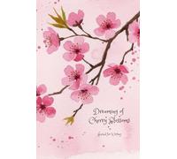 Dreaming of Cherry Blossoms- Journal for Writing: Lined Hardcover Note Taking Book for Work, Creative Writing Notebook, Sakura Dream Diary Gifts, A5 5.697"x8.736", Black Lines, 120 Pages