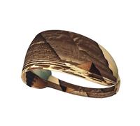 Dreaming of The Pyramids of Khufu - Diadema deportiva elástica estampada adecuada para correr, fitness, tenis, yoga