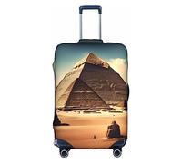 Dreaming Of The Pyramids Of Khufu - Funda para equipaje, lavable, resistente a los arañazos, para equipaje de 18 a 32 pulgadas, Blanco, M